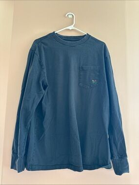 Men's Long Sleeve Pocket Tee - black